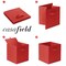 Casafield Set of 12 Collapsible Fabric Cube Storage Bins - 11" Foldable Cloth Baskets for Shelves, Cubby Organizers & More
